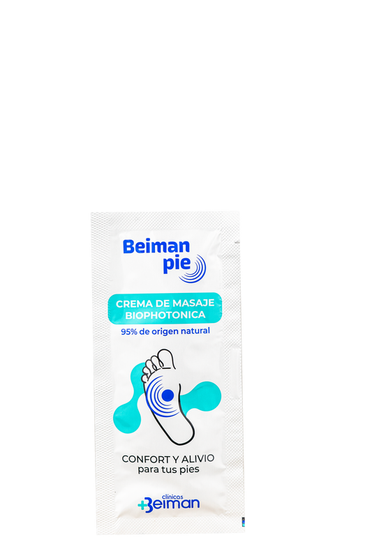 BEIMAN Pie | CREMA BIOPHOTÍCA para aliviar el dolor de la Fascitis Plantar | 10 Gr